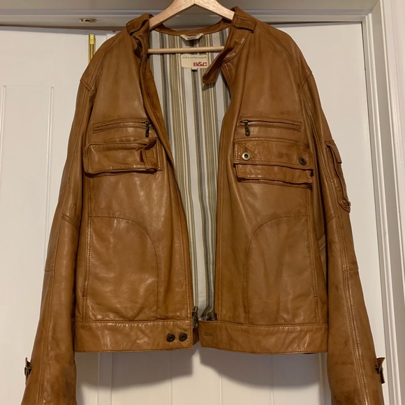 Vintage Bod & Christensen Genuine Leather Jacket Sz XXL - Picture 13 of 14